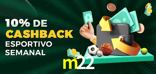 10% de bônus de cashback na m22